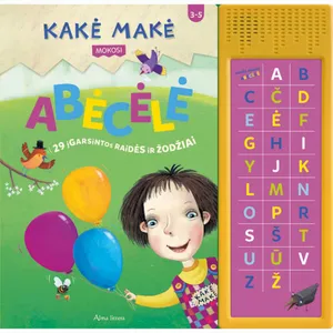 Knyga KAKĖ MAKĖ. ABĖCĖLĖ