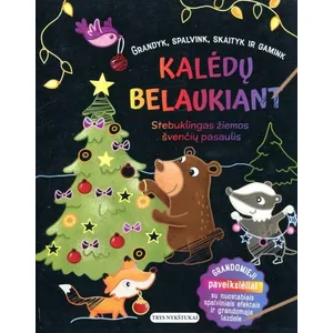 Knyga KALĖDŲ BELAUKIANT. GRANDYK, SPALVINK SKAITYK IR GAMINK