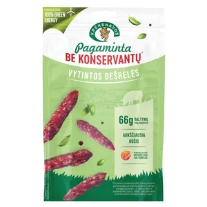 Vytintos dešrelės PAGAMINTA BE KONSERVANTŲ, 220 g