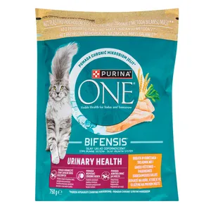 Sausas ėdalas katėms su vištiena ONE URINARY CARE, 750 g