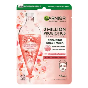 Garnier skin naturals probiotics lakštinė kaukė, 22 g