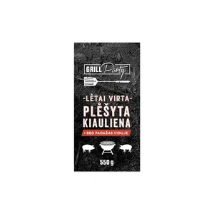 GRILL PARTY LĖTAI VIRTA PLĖŠYTA/KIAULIENA BBQ