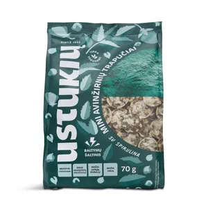 Mini avinžirnių trapučiai su spirulina, 70 g