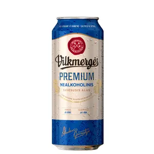 Nealkoholinis alus VILKMERGĖS PREMIUM, 0,5 l