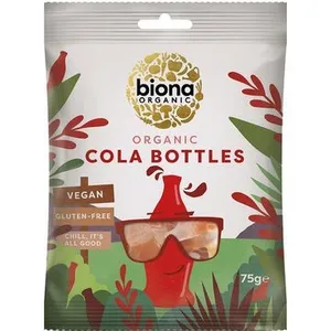 Bi Bio Guminukai Cola buteliukai, 75 g