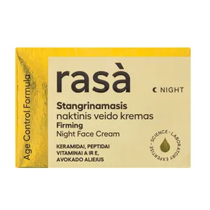 Stangrinamasis veido kremas, naktinis RASA AGE CONTROL, 50 ml