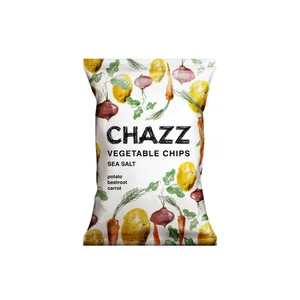 Daržovių traškučiai su jūros druska CHAZZ, 75 g