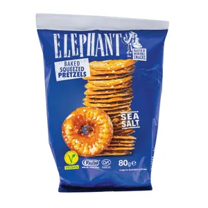 Krekeriai su druska ELEPHANT, 80 g