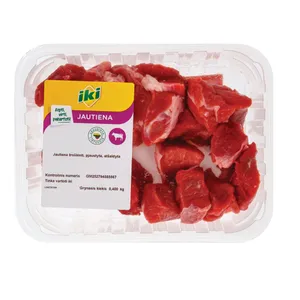 IKI jautienos mėsa troškinti, 400 g