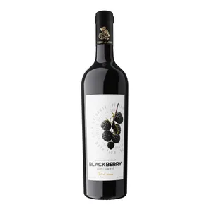 Raudonas pusiau saldus gervuogių vynas VEDI ALCO (12%), 750 ml