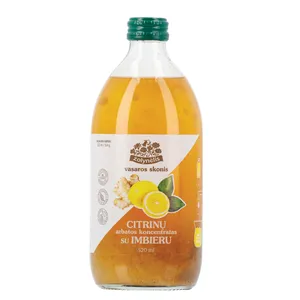 Citrinų arbatos koncentratas su imbieru ŽOLYNĖLIS, 520 ml