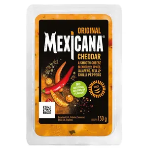 Čederio sūris MEXICANA su paprikomis, 150 g