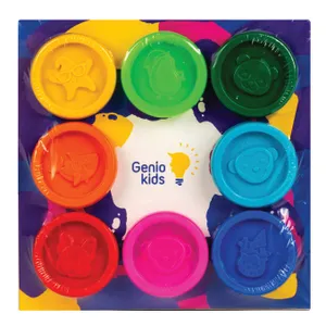 Modelino plastilino rinkinys 8 spalvos GENIO KIDS