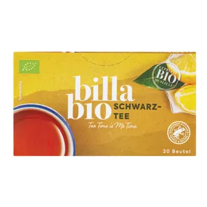 Juodoji arbata BILLA BIO, 20 X 1,75g