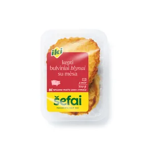 Kepti BULVINIAI BLYNAI su mėsa IKI ŠEFAI, 330 g