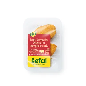 Kepti ŽEMAIČIŲ blynai su kumpiu ir sūriu IKI ŠEFAI, 200 g