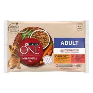 Konservuotas maistas šunims, ONE MINI ADULT, 4X/85 g