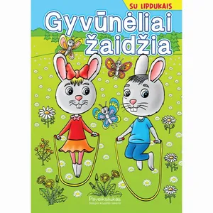 Spalvinimo knygelė GYVŪNĖLIAI ŽAIDŽIA
