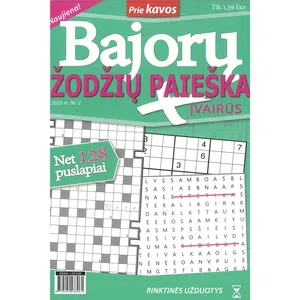 Žurnalas BAJORŲ ŽODŽIŲ PAIEŠKA + ĮVAIRŪS