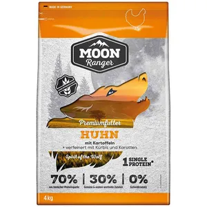 Sausas ėdalas šunims, vištiena su daržovėmis MOONRANGER, 4 kg