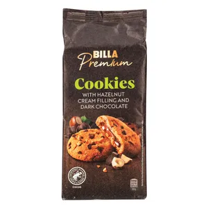 Sausainiai su riešutų kremo įdaru BILLA PREMIUM, 200 g