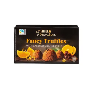Triufeliai apelsinų ir lazdyno riešutų skonio BILLA PREMIUM, 200 g