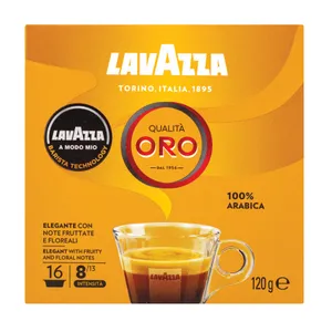 Kavos kapsulės LAVAZZA A MODO MIO QUALITA ORO, 16 vnt.