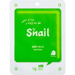 Drėkinanti lakštinė veido kaukė su sraigių mucinu MJCARE ON SNAIL MASK, 22 g
