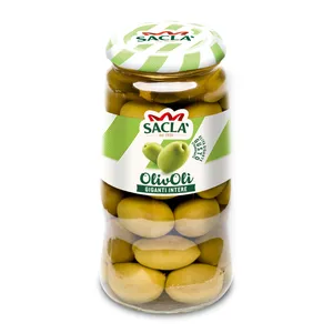 Giant žaliosios alyvuogės SACLA, 185 g