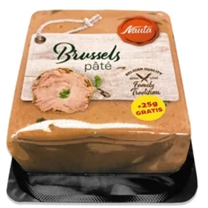 Belgiškas Briuselio paštetas NAUTA, 195 g