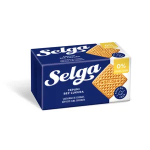 Sausainiai be cukraus ir saldikliu SELGA, 180 g