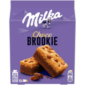 Minkšti pyragaičiai MILKA BROOKIE, 132 g