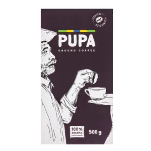 Pupa malta kava 500 g 100% arabika, 500 g