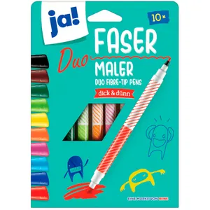 Flomasteriai dvipusiai JA!