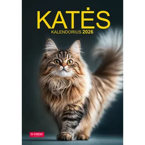 Kalendorius 2026 A3 KATĖS