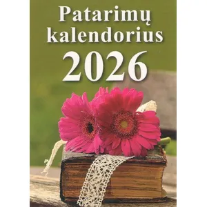 Kalendorius 2026 PATARIMŲ PLĖŠOMAS