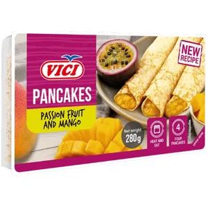 Šaldyti blynai VIČI su pasiflorų ir mangų įdaru, 280 g