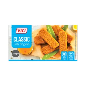 Žuvies porcijos su sūrio ir sultinio padažu VIČI, 300 g