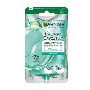 Garnier cryo jelly vėsinanti regeneruojanti lakštinė kaukė paakių sričiai, 5 g