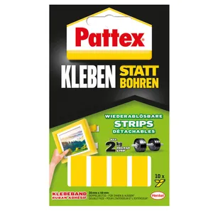Sieninės lipnios juostos PATTEX, 10 vnt