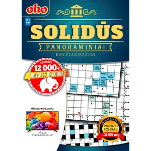 Žurnalas OHO SOLIDŪS PANORAMINIAI KRYŽIAŽODŽIAI