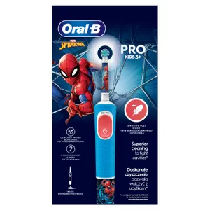 Oral-B Vitality Pro Kids 3+ Spiderman/Elektrinis Dantų Šepetėlis