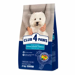 Visavertis pašaras suaugusiems šunims CLUB 4 PAWS PREMIUM ėriena ir ryžiai, 900 g