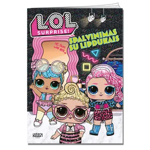Knyga L.O.L. SURPRISE. SPALVINIMAS SU LIPDUKAIS