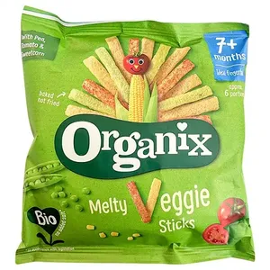 Eko užkandis daržovių lazdelės ORGANIX 7 mėn., 15 g