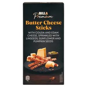 Sviestiniai sūrio sausainiai, BILLA PREMIUM, 100 g