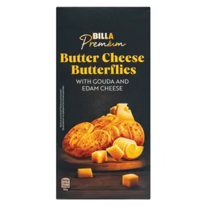 Sviestiniai sūrio sausainiai, BILLA PREMIUM, 100 g