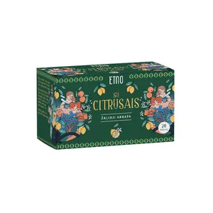 Etno žalioji arbata su citrusais, 40 g 2 g x 20 vnt