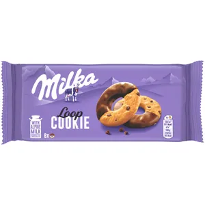 Sausainiai su šokolado gabalėliais, 132g