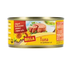 Tunas saulėgrąžų aliejuje BILLA, 185 g